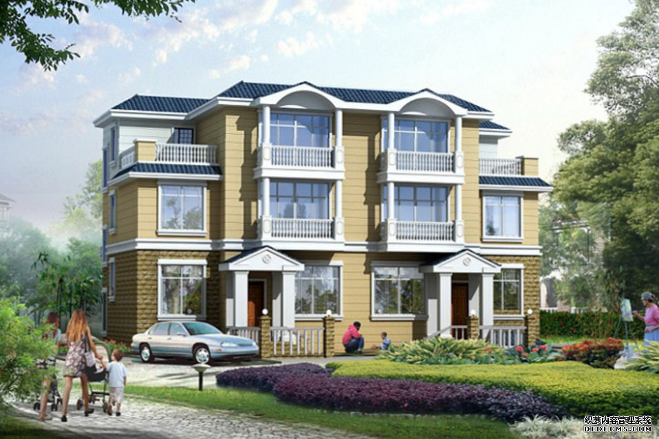 鋼結構別墅：FK-GHS02+雙拼(18.5x8.74)(圖1)