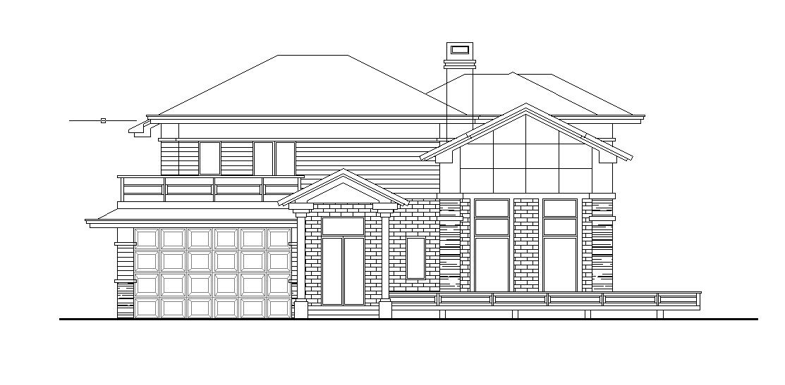 鋼結構別墅：FK-RJ209+兩層-16.80X14.70米(圖2)