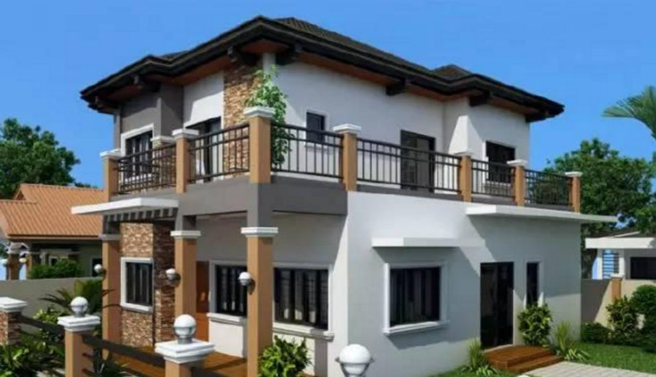 新鄉下最佳2層自建房別墅戶型 地基13米X16米(圖1)