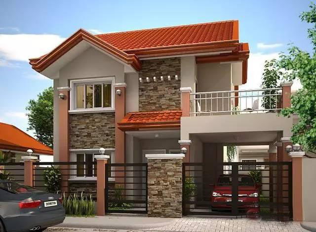 新鄉間鋼結構自建別墅9米×10米二層帶車庫(圖1)