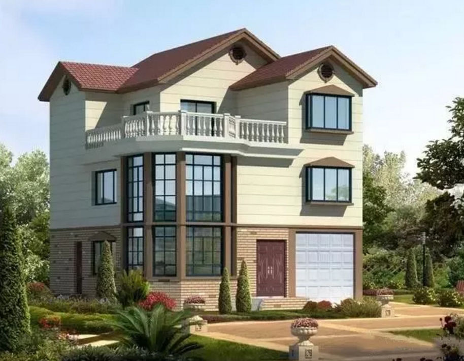 深圳睿婕鋼結構建筑推薦480平米三層別墅-帶設計圖(圖1)