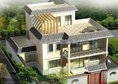 鋼結構別墅的出現標志著農村建房跟時代的來臨