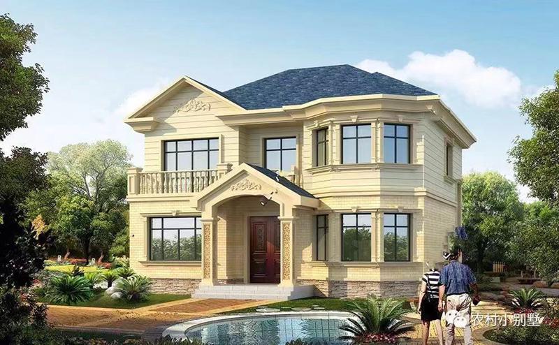 占地120平方2層輕鋼別墅戶型(圖1) 睿婕輕鋼別墅