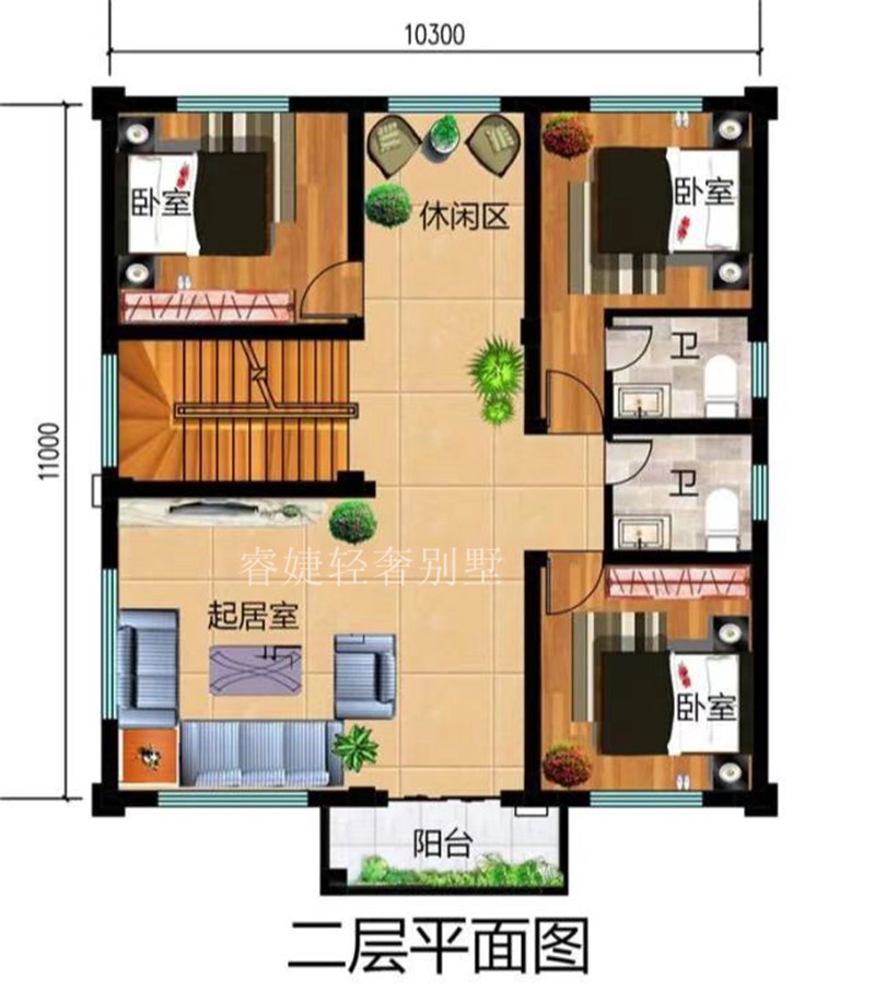 非常流行的簡歐風格別墅(圖3) 非常流行的簡歐風格別墅(圖3)