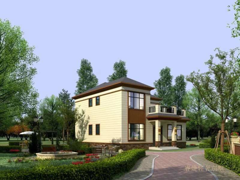 漂亮的二層田園中式別墅(圖2) 漂亮的二層田園中式別墅(圖2)