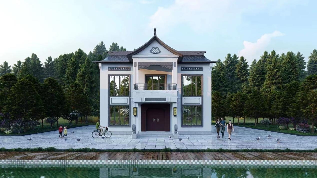 5套占地120平的二層別墅，溫馨時尚，布局實(shí)用的輕鋼別墅，全國農(nóng)村可承接建房！(圖5)